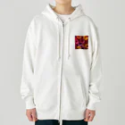 オンラインショップイエローリーフの色鮮やかな花 Heavyweight Zip Hoodie