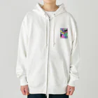 LalaHangeulのにゃんですか？ Heavyweight Zip Hoodie