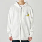 8anna storeの人体のなぞ。シンプルな胃。 Heavyweight Zip Hoodie