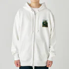 AkironBoy's_Shopのサボテンとサウナの融合 (Fusion of cactns and Sauna) Heavyweight Zip Hoodie