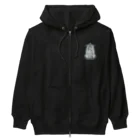 METAL HORSE 金属の馬のMETAL HORSE バイカーマリア ホワイト Heavyweight Zip Hoodie