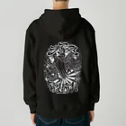 Y's Ink Works Official Shop at suzuriのCROW Heavyweight Zip Hoodie