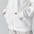 Too fool campers Shop!のキャンプは楽しむもの01(白文字) Heavyweight Zip Hoodie