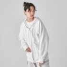 Too fool campers Shop!のキャンプは楽しむもの01(白文字) Heavyweight Zip Hoodie
