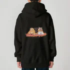 RacCOOLus-ラクーラス-のタヌキとアライグマの秋支度 Heavyweight Zip Hoodie