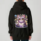 Stellaのアメショーのメイちゃん　キュート猫シリーズ Heavyweight Zip Hoodie