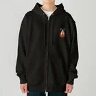 キッズモード某のバスケットボールテリア Heavyweight Zip Hoodie