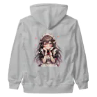 StellaのAIメイドカフェ　ジュンちゃん Heavyweight Zip Hoodie