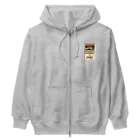 YS VINTAGE WORKSのスイス・ベルン州シュピーツのシャトーホテルの古い広告 Heavyweight Zip Hoodie