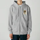 YS VINTAGE WORKSのスイス・ベルン州シュピーツのシャトーホテルの古い広告 Heavyweight Zip Hoodie