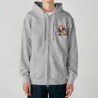 NinjaSamurai shopのNinjaSamurai cuteシリーズ　～smile in spring～ Heavyweight Zip Hoodie