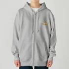 某航空会社公式衣裳部のステッカー柄 Heavyweight Zip Hoodie