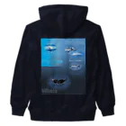 L_arctoaのイルカとクジラの違い Heavyweight Zip Hoodie