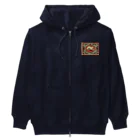 YS VINTAGE WORKSのスウェーデン　マッチ箱　グアテマラEL GATO猫 Heavyweight Zip Hoodie