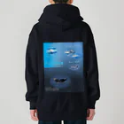 L_arctoaのイルカとクジラの違い Heavyweight Zip Hoodie