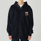 YS VINTAGE WORKSのフランス・グランビル　ブロカント Heavyweight Zip Hoodie