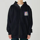 キキとココからの夜明けのエンジェル  Heavyweight Zip Hoodie