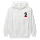 くねくね道のI ♡ BUDDHA Heavyweight Zip Hoodie