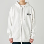 chippokeの双子パンダ Heavyweight Zip Hoodie