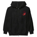 FAN-TANのBat Moon(レッド) Heavyweight Zip Hoodie