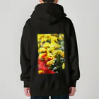 RAKUENのレッドゴールド♥ Heavyweight Zip Hoodie