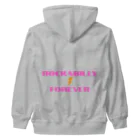 ロカビリーちゃんのROCKABILLY FOREVER前後（シンプルP） Heavyweight Zip Hoodie