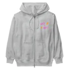 ロカビリーちゃんのROCKABILLY FOREVER前後（シンプルP） Heavyweight Zip Hoodie