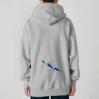 エダマメトイチ雑貨店のI love blue birds 7 コルリ Heavyweight Zip Hoodie