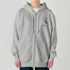 エダマメトイチ雑貨店のI love blue birds 7 コルリ Heavyweight Zip Hoodie