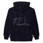 ORCATのI Love Somali Cats （ロゴホワイト） Heavyweight Zip Hoodie