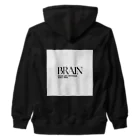 BRAIN ART RECORDSⒸの2023 A/W WEB SHOP limited hoodie ヘビーウェイトジップパーカー