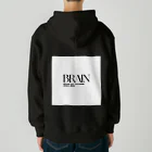 BRAIN ART RECORDSⒸの2023 A/W WEB SHOP limited hoodie ヘビーウェイトジップパーカー