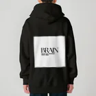 BRAIN ART RECORDSⒸの2023 A/W WEB SHOP limited hoodie ヘビーウェイトジップパーカー