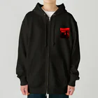 Ａ’ｚｗｏｒｋＳのアカイサケビ Heavyweight Zip Hoodie