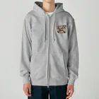 Ａ’ｚｗｏｒｋＳのスリスリ海賊団　海賊旗　ジョリジョリロジャー　布テクスチャ Heavyweight Zip Hoodie