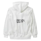 BRAIN ART RECORDSⒸのBRAIN ART RECORDS 2023 A/W WEB SHOP limited hoodie Heavyweight Zip Hoodie