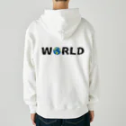 Ａ’ｚｗｏｒｋＳのWORLD(英字＋１シリーズ) Heavyweight Zip Hoodie