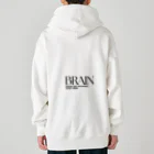 BRAIN ART RECORDSⒸのBRAIN ART RECORDS 2023 A/W WEB SHOP limited hoodie Heavyweight Zip Hoodie