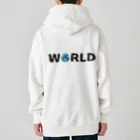 Ａ’ｚｗｏｒｋＳのWORLD(英字＋１シリーズ) Heavyweight Zip Hoodie