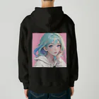 fashionAIのfashionAI製バックプリント Heavyweight Zip Hoodie