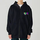 身散ル屋のカラーバー Have a fxxkin nice day  Heavyweight Zip Hoodie