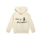 ブヒーズのLet’s go*frenchbulldog Hoodie:back