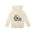 yumithinのパンダうさぎコアラ Hoodie