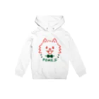 キッズサイズ　わんぱくぽめる堂のキッズサイズ　POMEぶ Cスイカ Hoodie