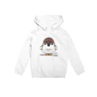 キッズサイズ　わんぱくぽめる堂のキッズサイズ* スズメがちゅん ちゅん Hoodie