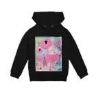 oekakiのオエカキ_ Flamingo Hoodie