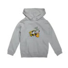 Train Kids! SOUVENIR SHOPの黄色い電車 「 音楽大好き ! 」 Hoodie