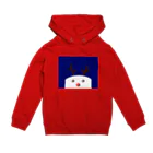 Niea999’s プチハッピー shopのXmas nose - blue Hoodie