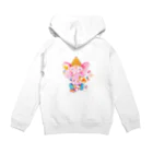 ミウラエツコのHAPPY PINK GANESH Hoodie:back