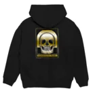 アニマル四字熟語のJulie de Graagのメメントモリ　MEMENTOMORI　 Hoodie:back